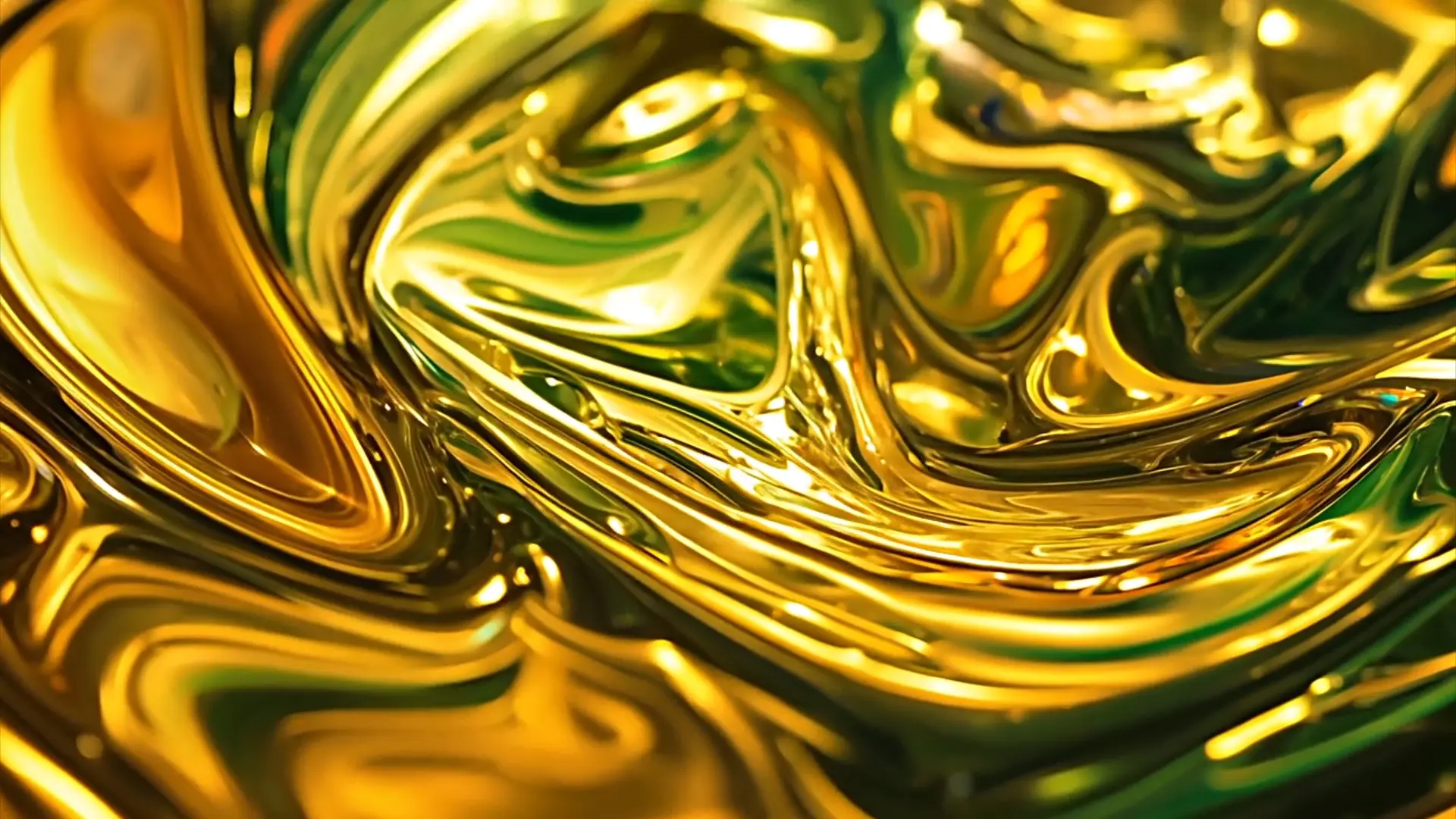 Liquid Gold Luxurious Background Animation